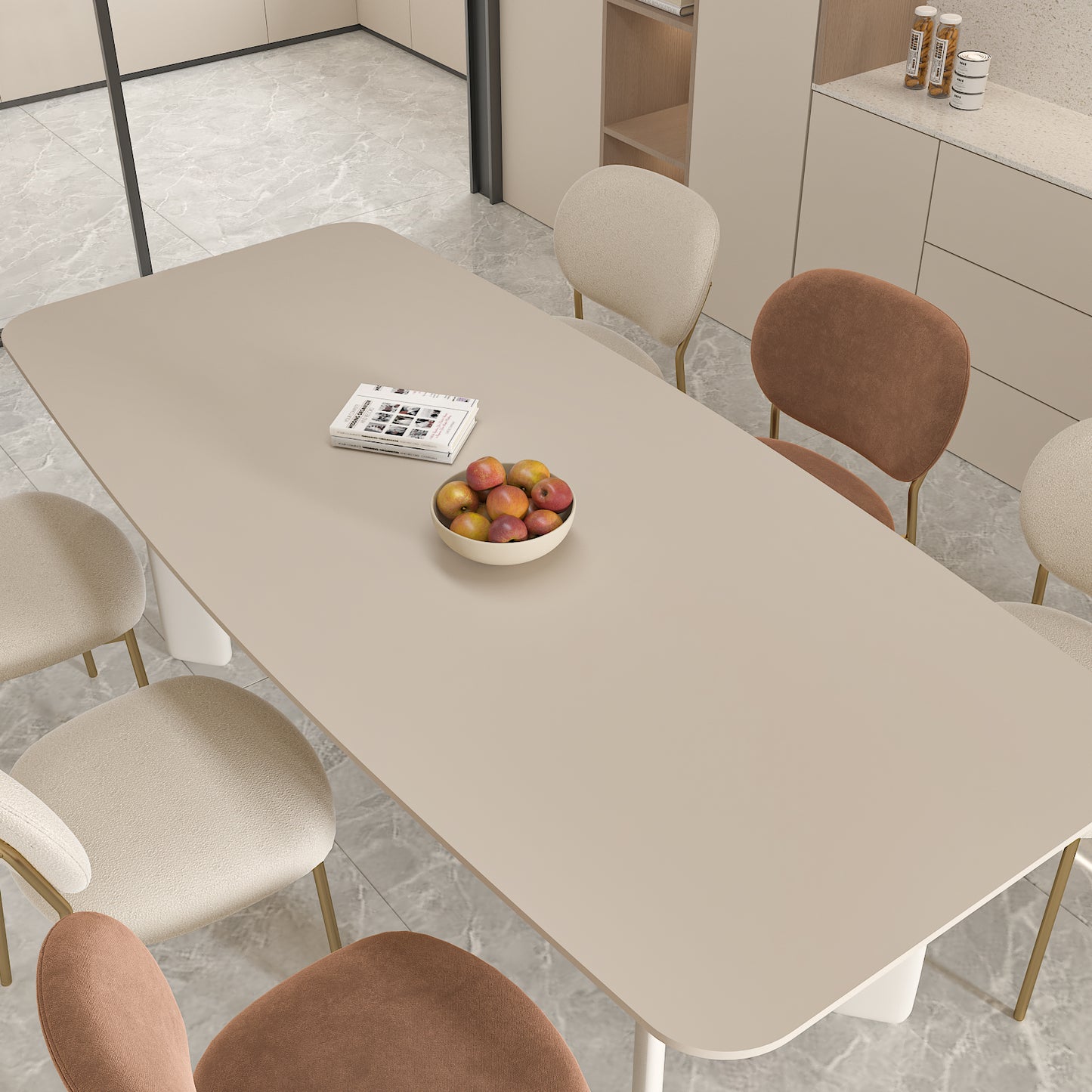 Solid Beige Wallpaper Thick Extra