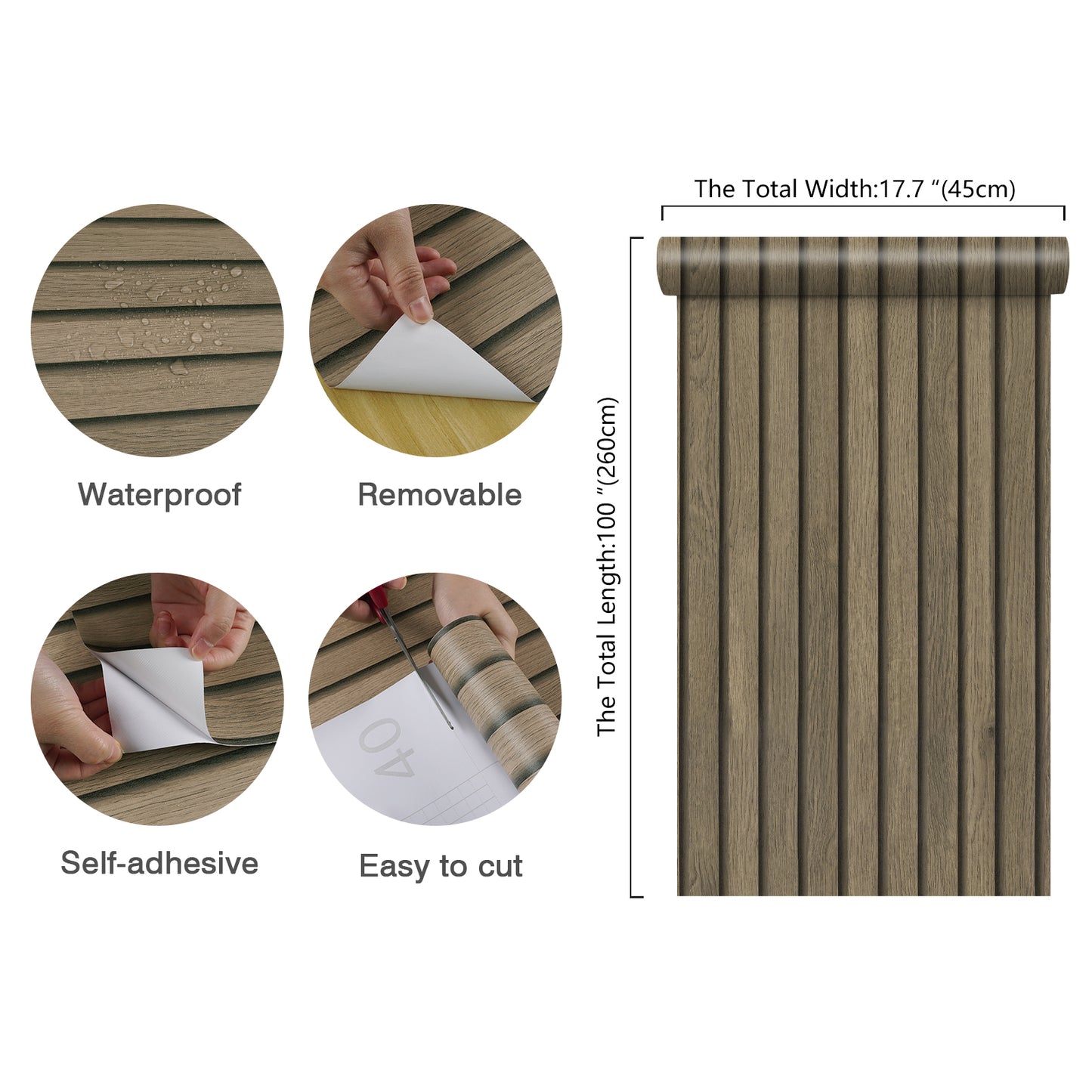 Grey and Yellow Wooden Slats Wallpaper