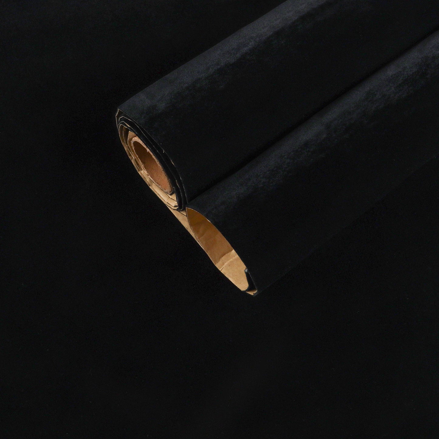 Self Adhesive Black Velvet Fabric