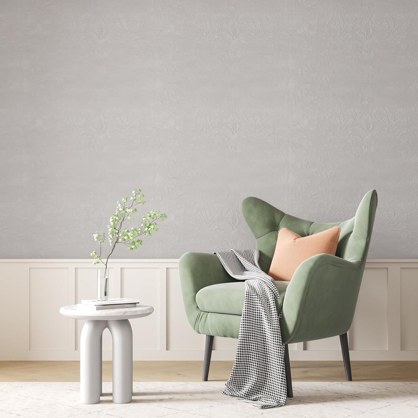 Light Grey Removable Soft Velvet Flocking Liner