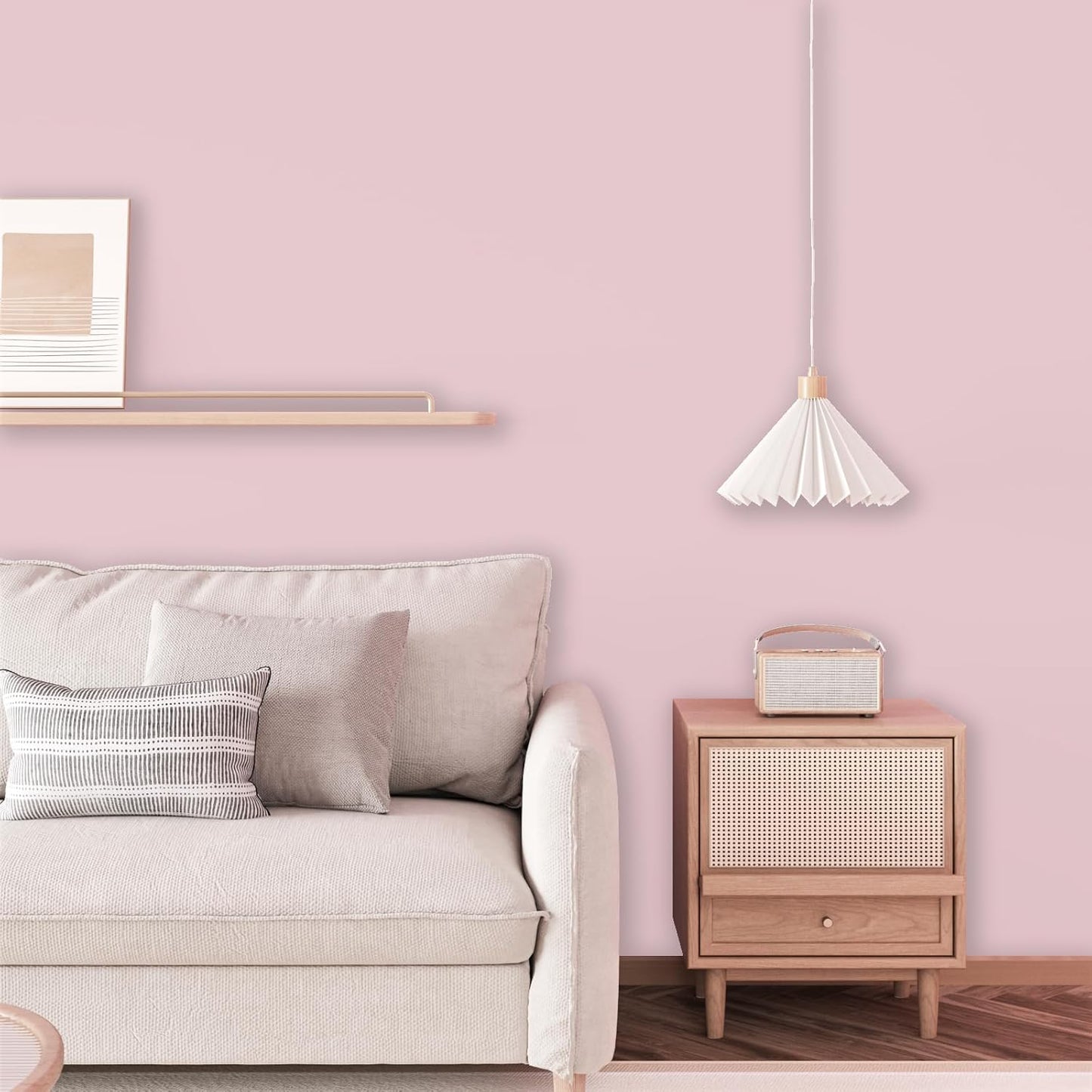 Light Pink Wallpaper Thick Extra