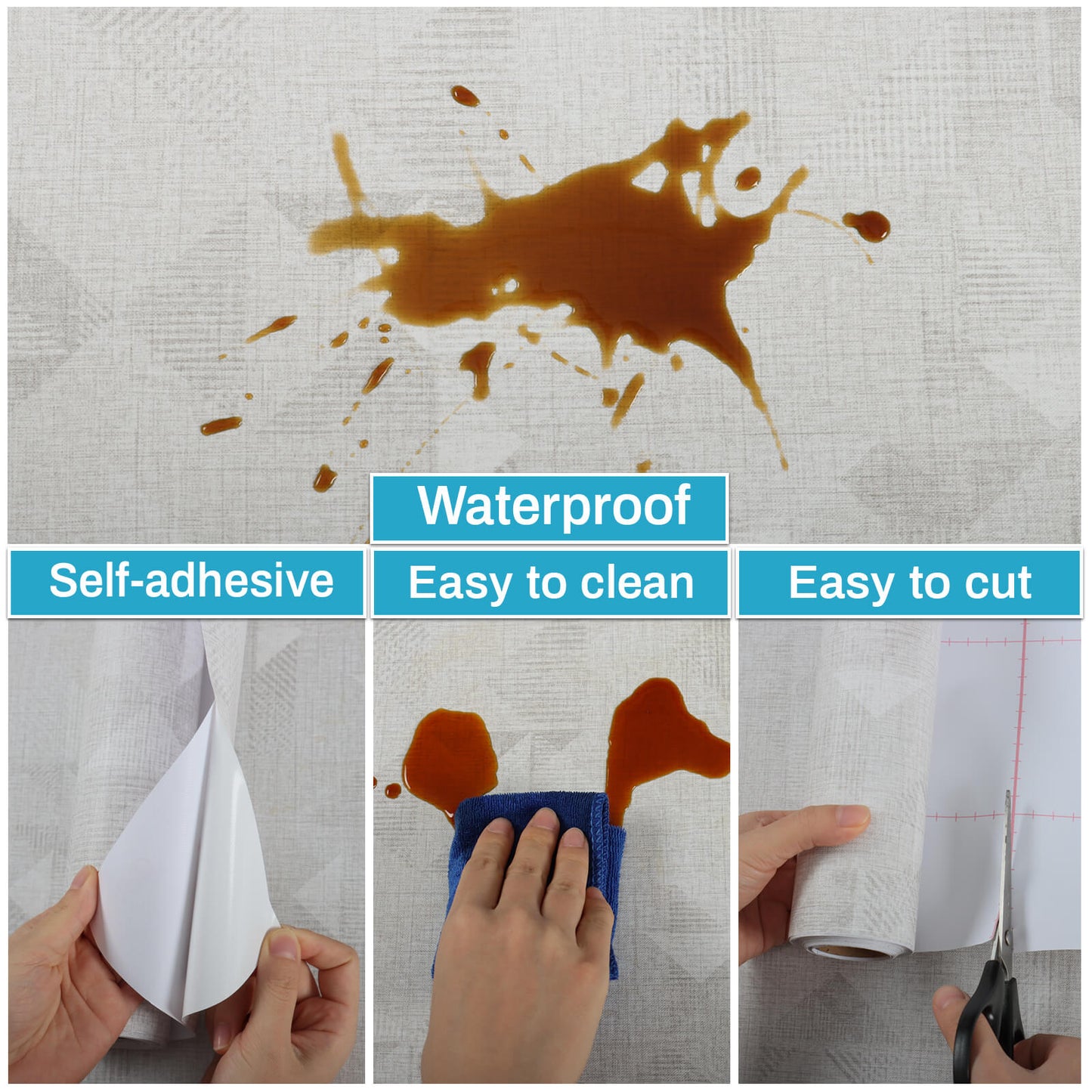 light-grey-grasscloth-wallpaper-features-easy-to-clean-and-cut