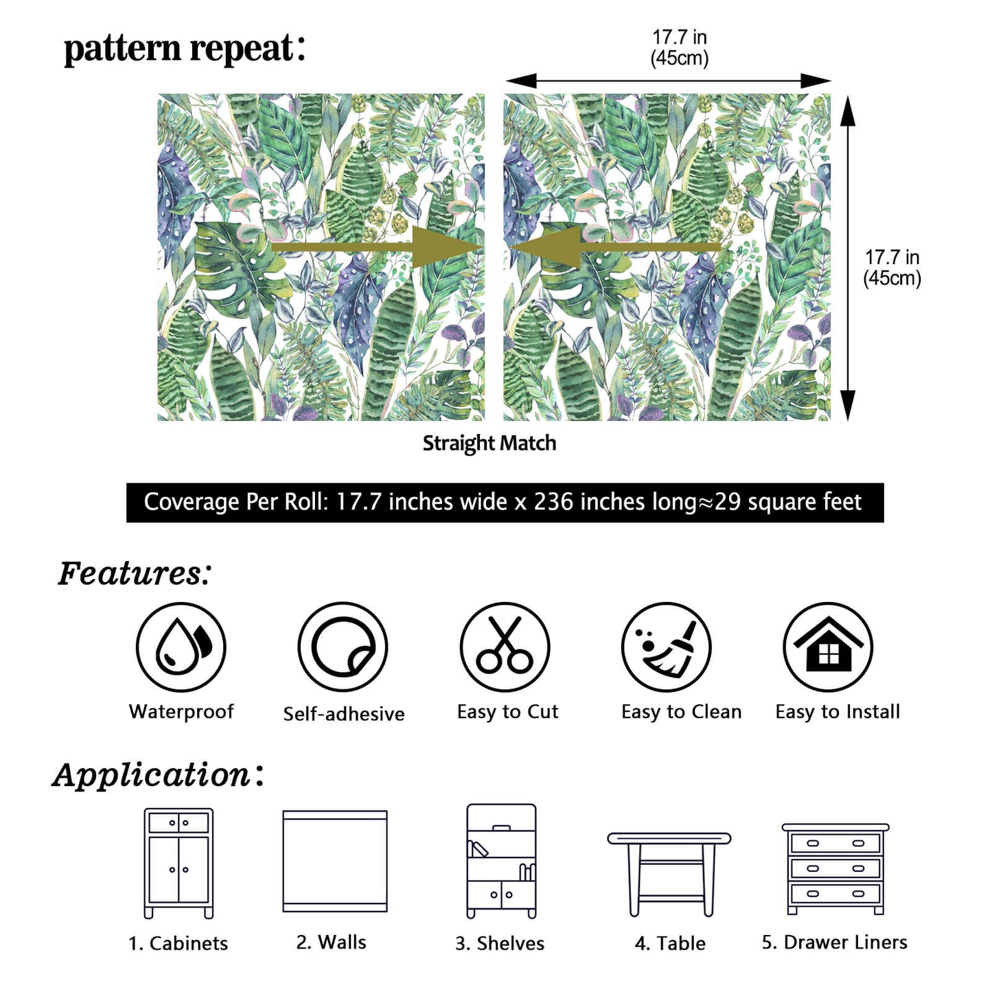 17.7in-wide-236in-long-29sq-ft-green-leaf-vinyl-wallpaper-roll
