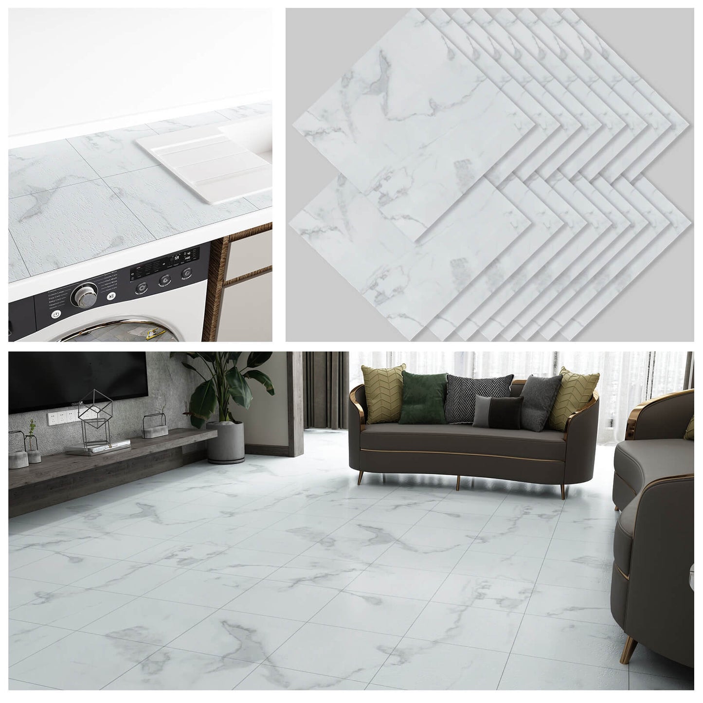 chichome-white-marble-vinyl-flooring-tiles-16-pack