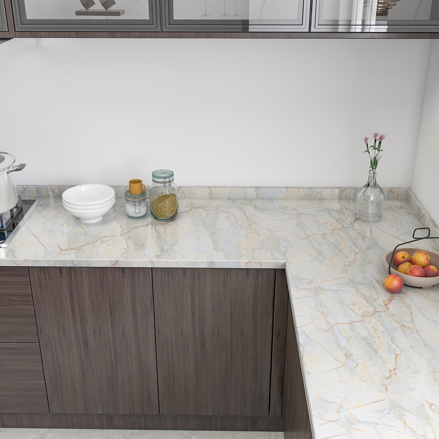 cream-marble-wallpaper-for-kitchen-countertops