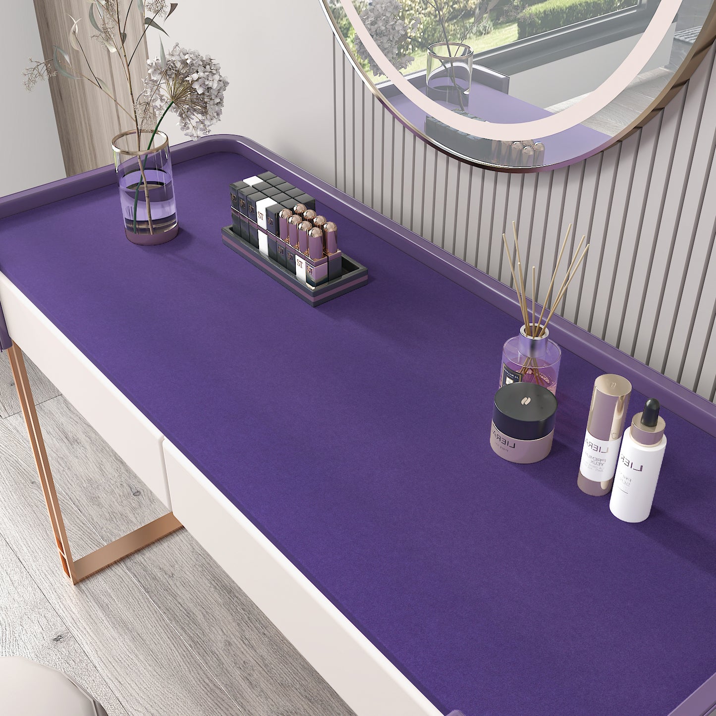 Self Adhesive Purple Velvet Flocking
