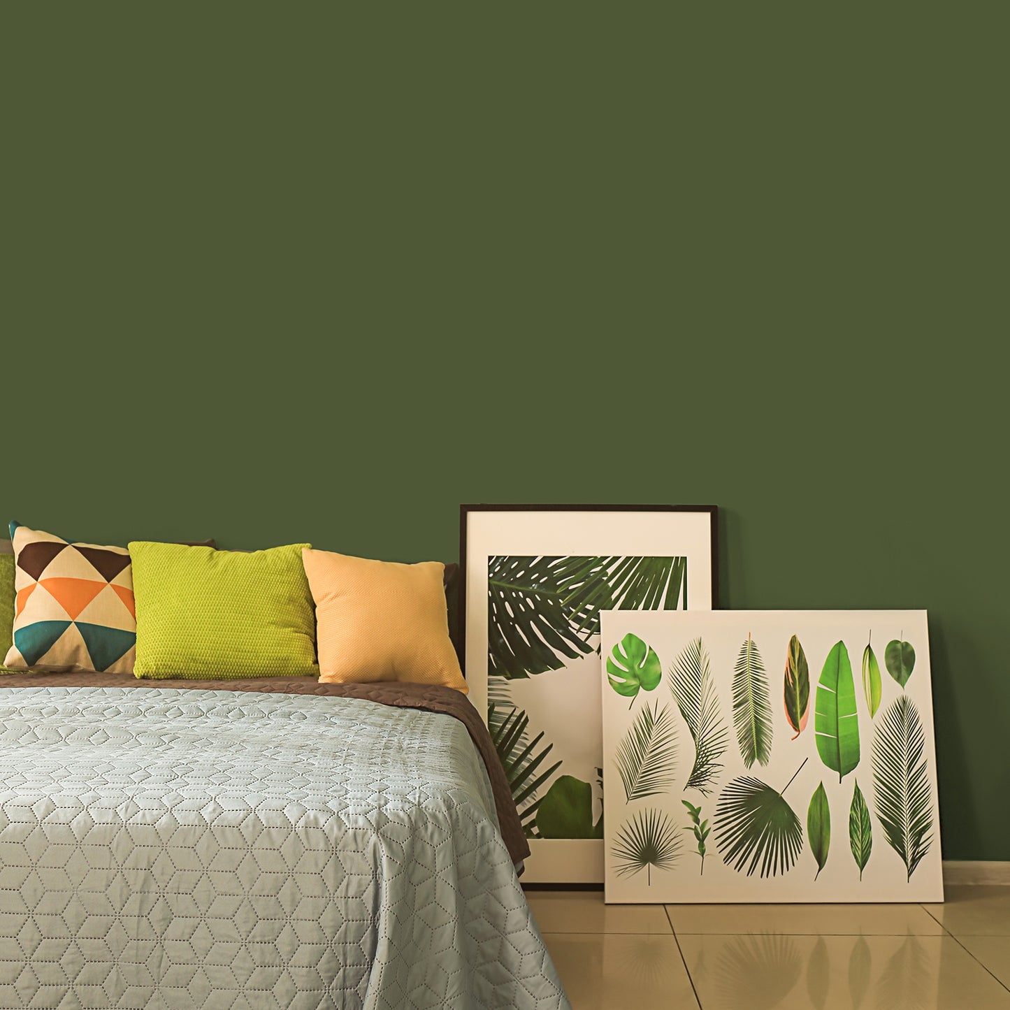 Olive Green Wallpaper Thick Extra