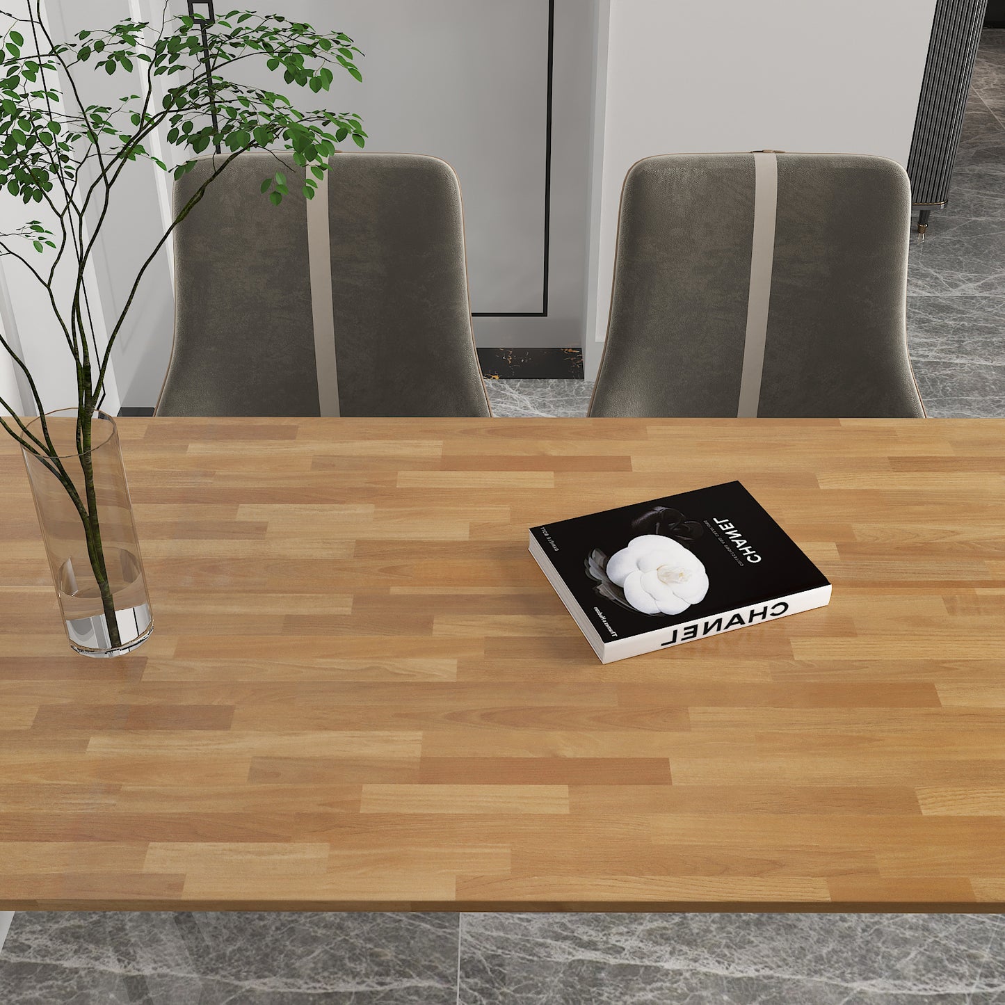 Light Brown Butcher Block Contact Paper