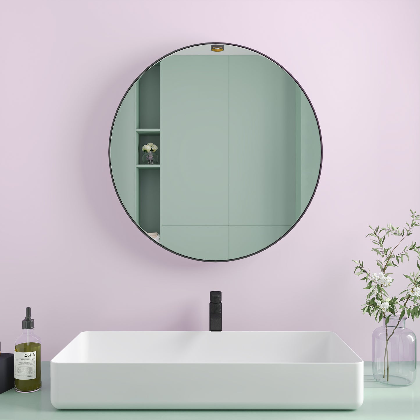 Light Pink Stainless Steel Contact Paper