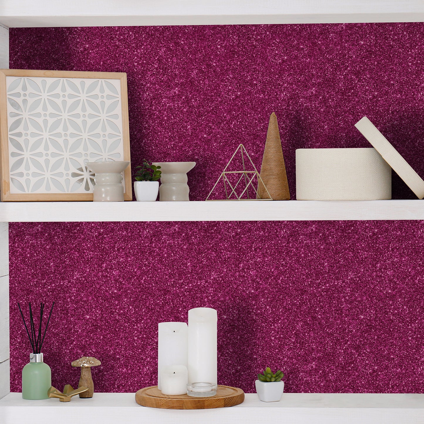 Hot Pink Glitter Contact Paper