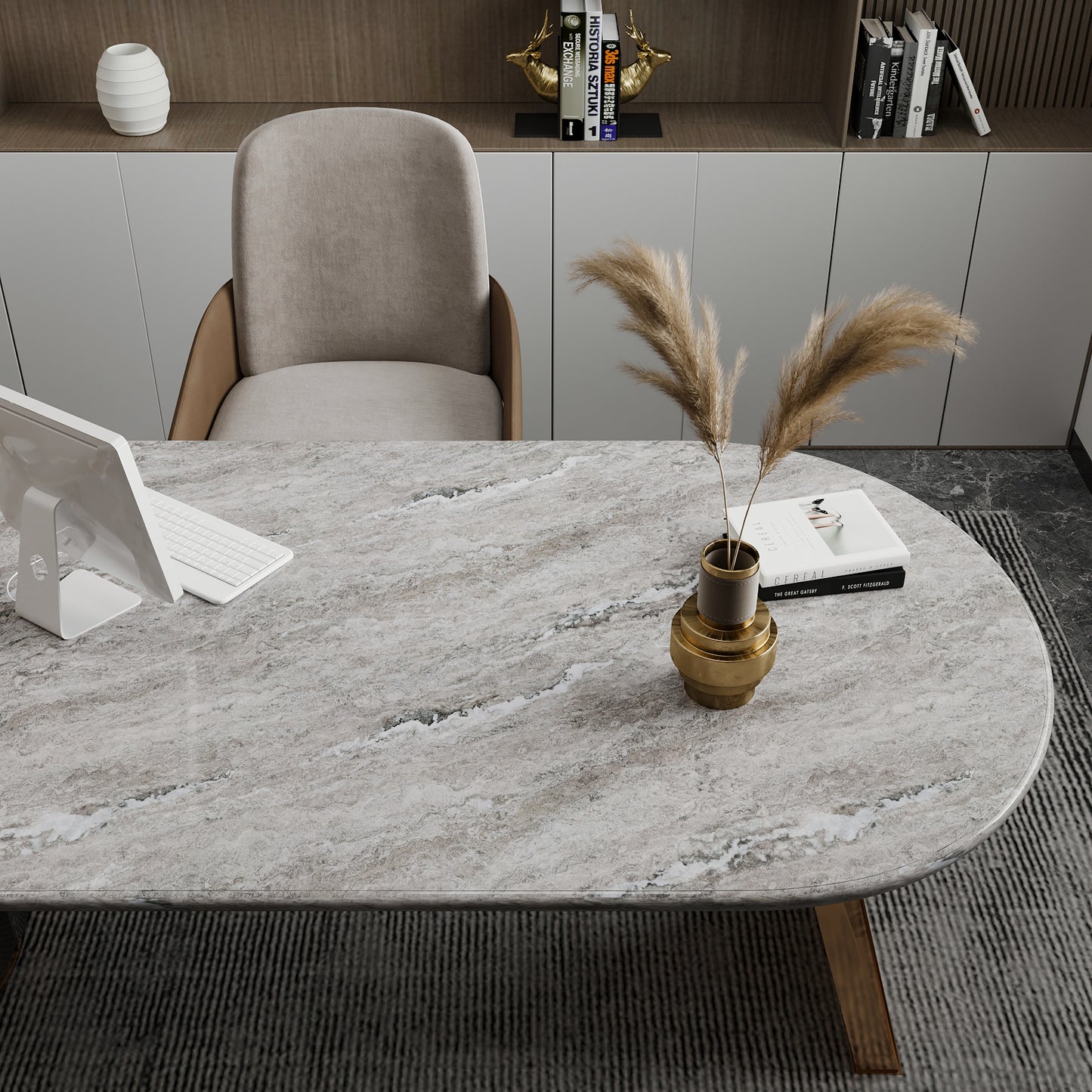 Grey Marble Peel and Stick Contact Paper