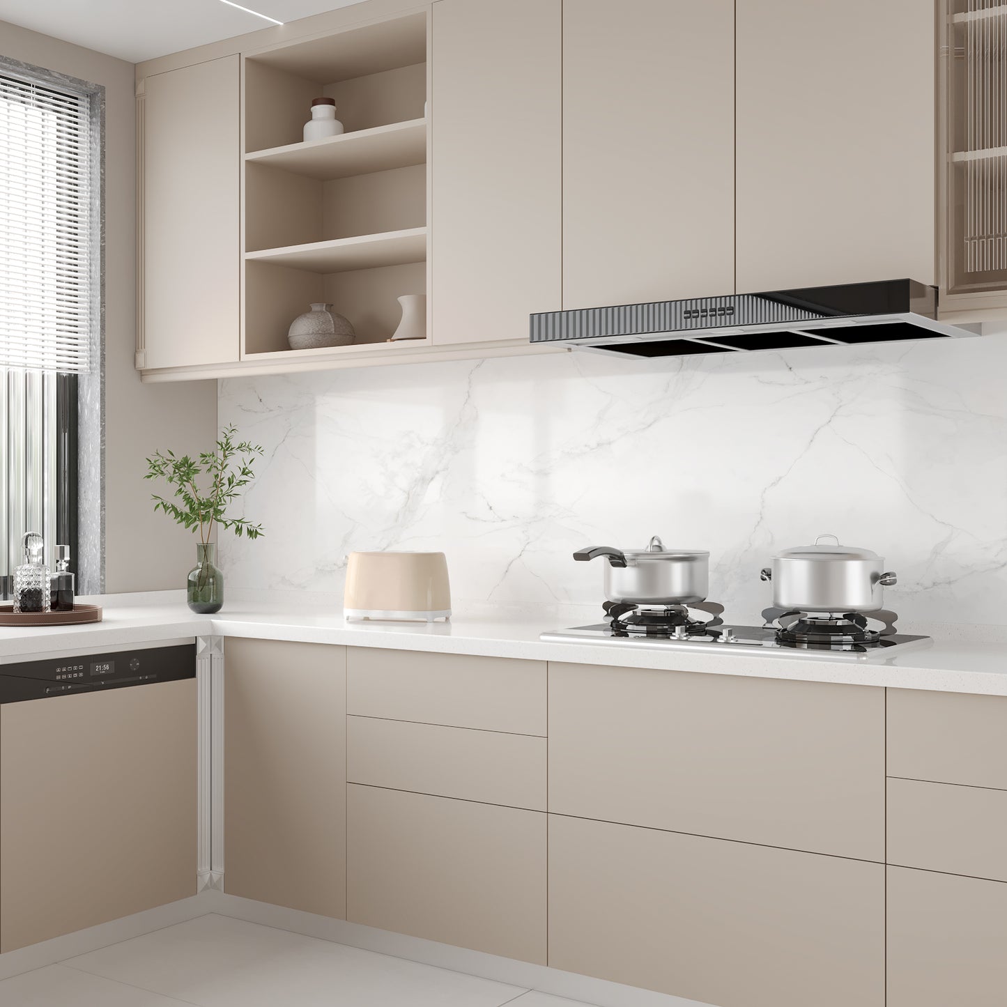 Solid Beige Wallpaper Thick Extra