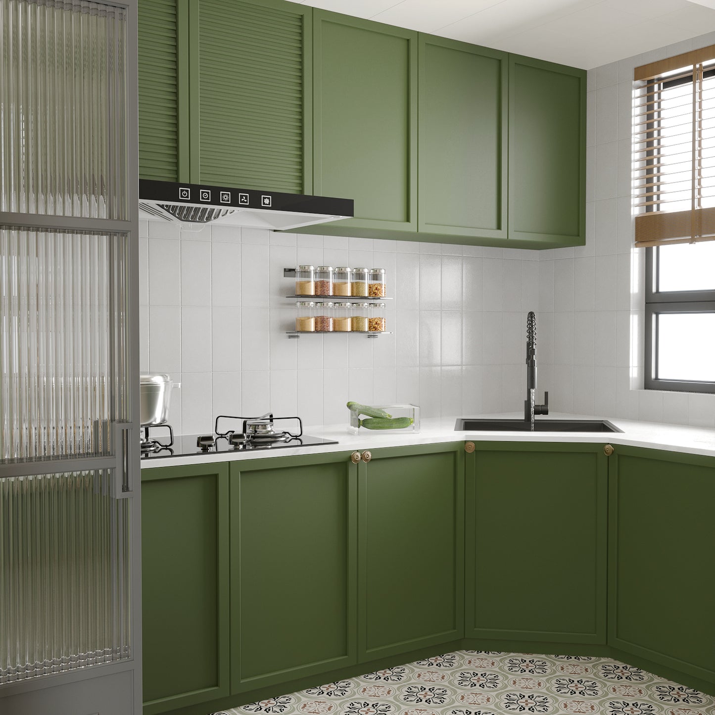 Olive Green Wallpaper Thick Extra
