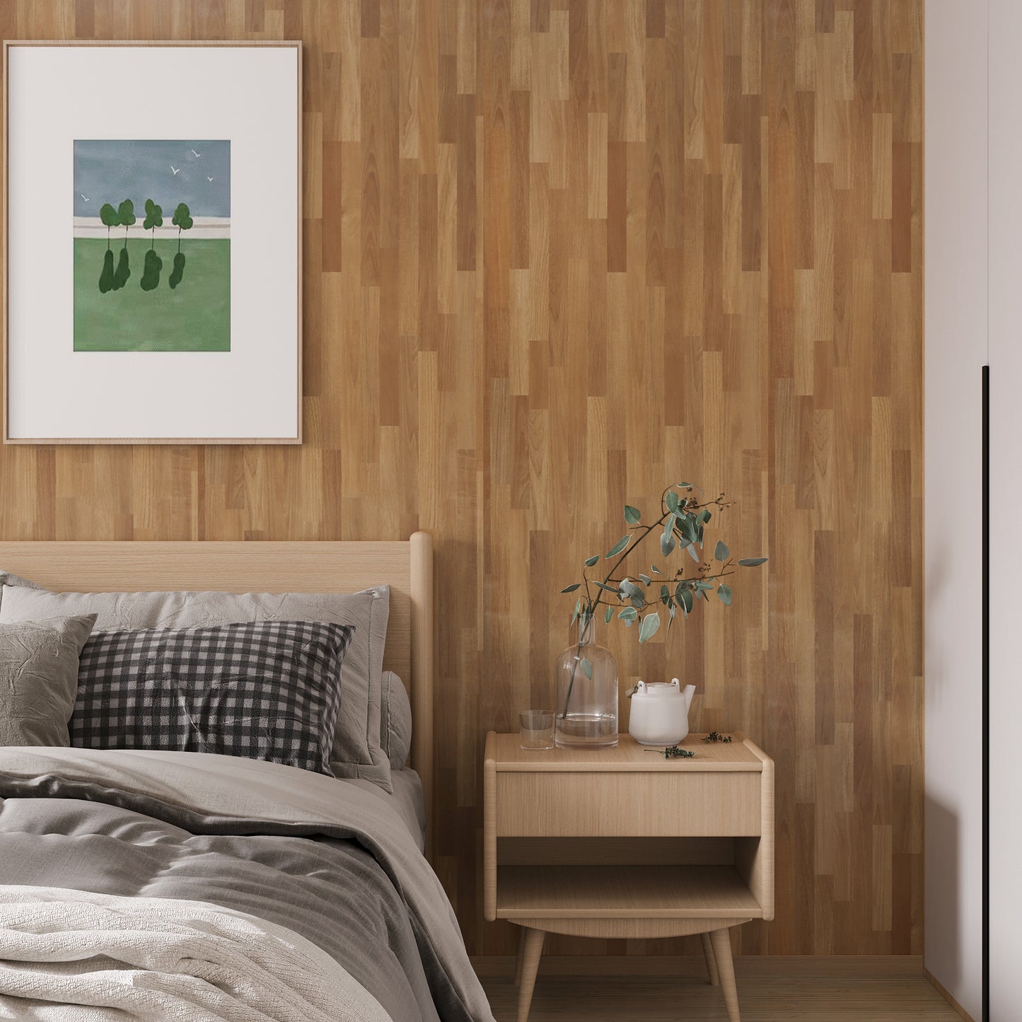 Light Brown Butcher Block Contact Paper