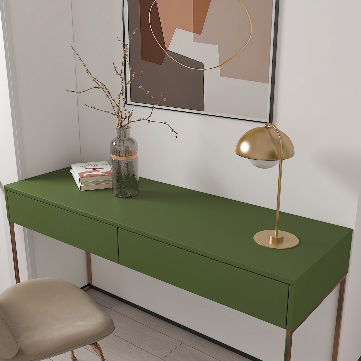 Olive Green Wallpaper Thick Extra