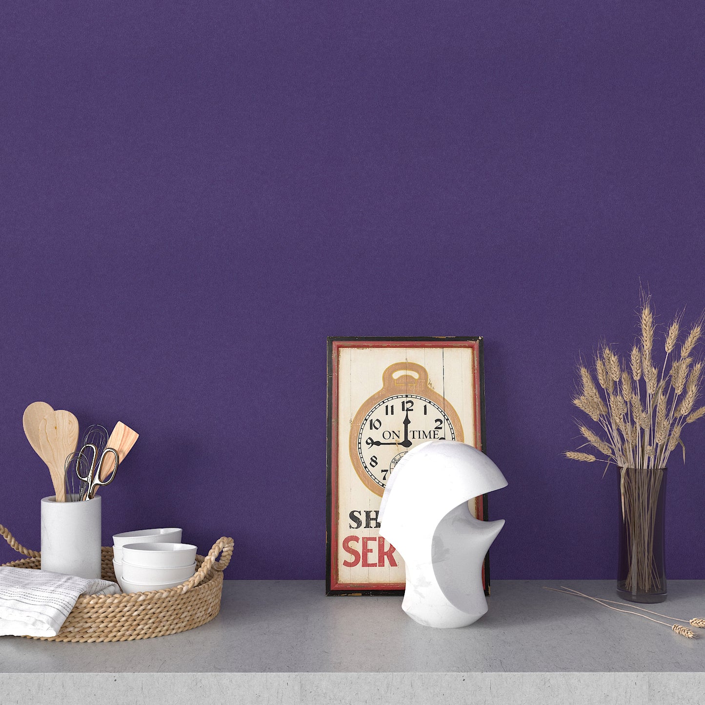 Self Adhesive Purple Velvet Flocking