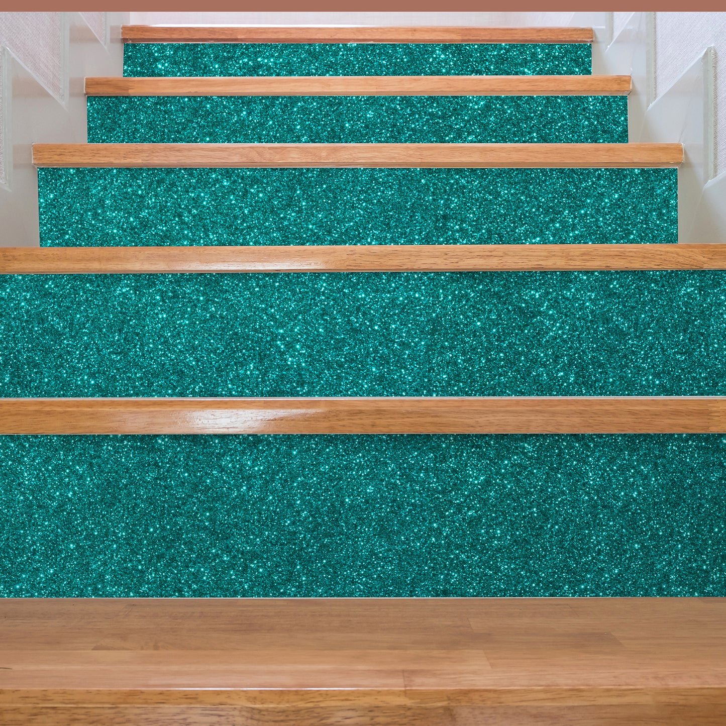 Teal Blue Glitter Contact Paper
