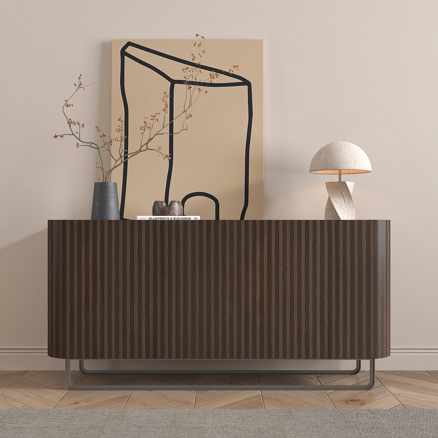 Brown Wooden Slats Wallpaper
