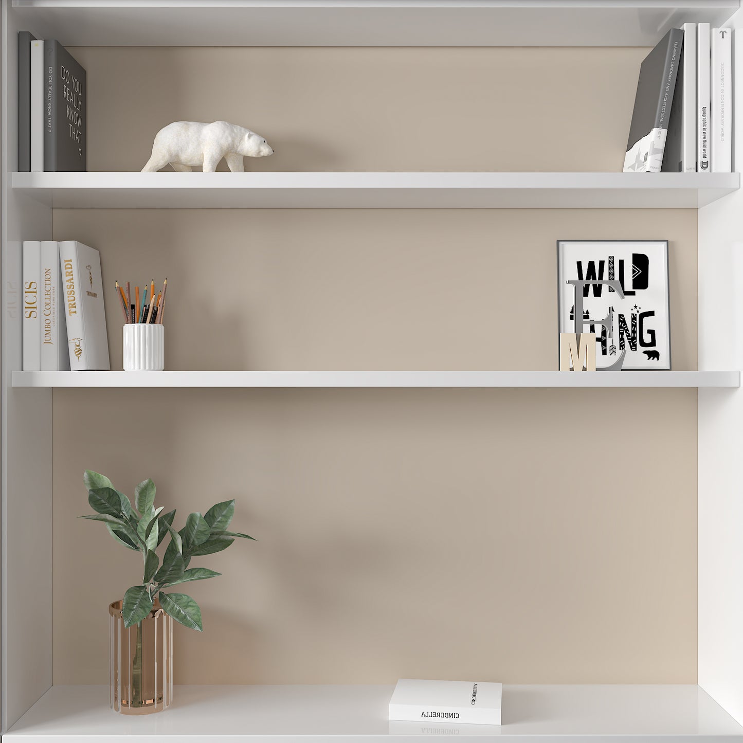 Solid Beige Wallpaper Thick Extra