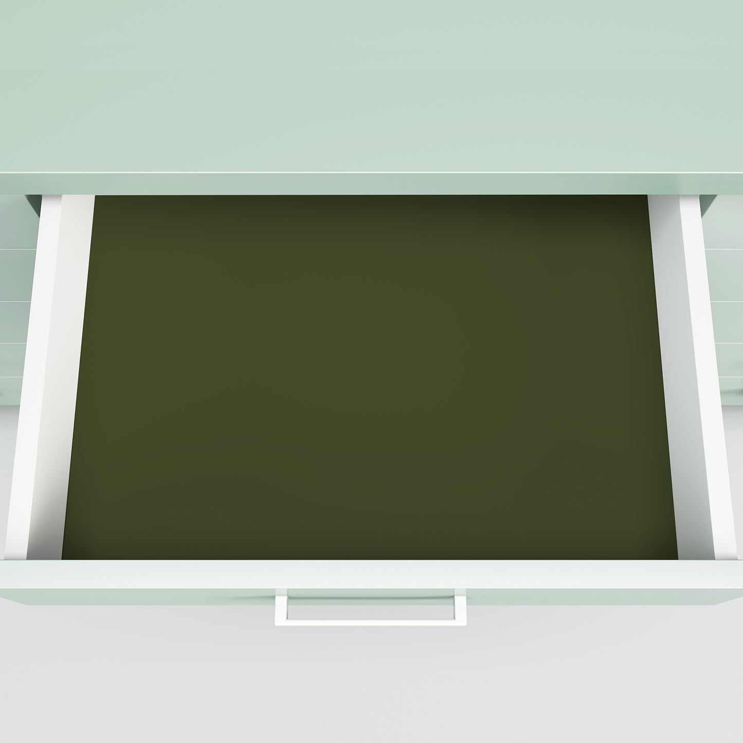 Thickened Olive Green Wallpaper