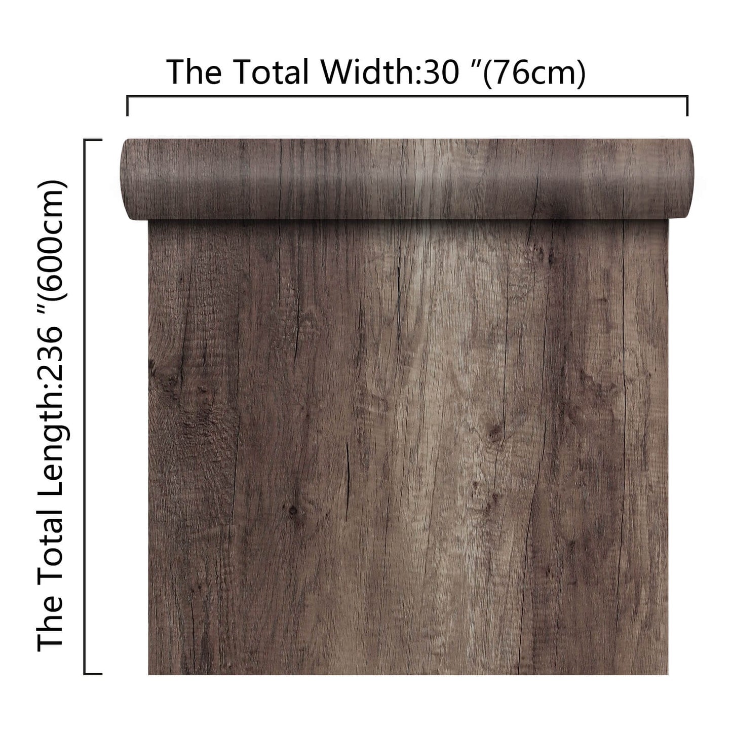    30in-wide-236in-long-light-brown-wood-vinyl-paper-roll