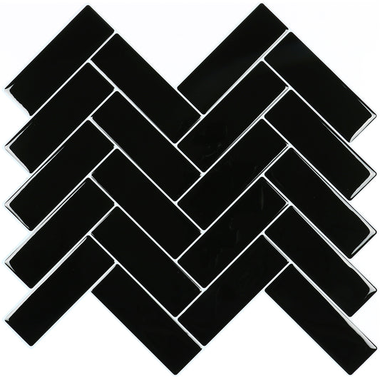 Black Waterproof Backsplash Tile