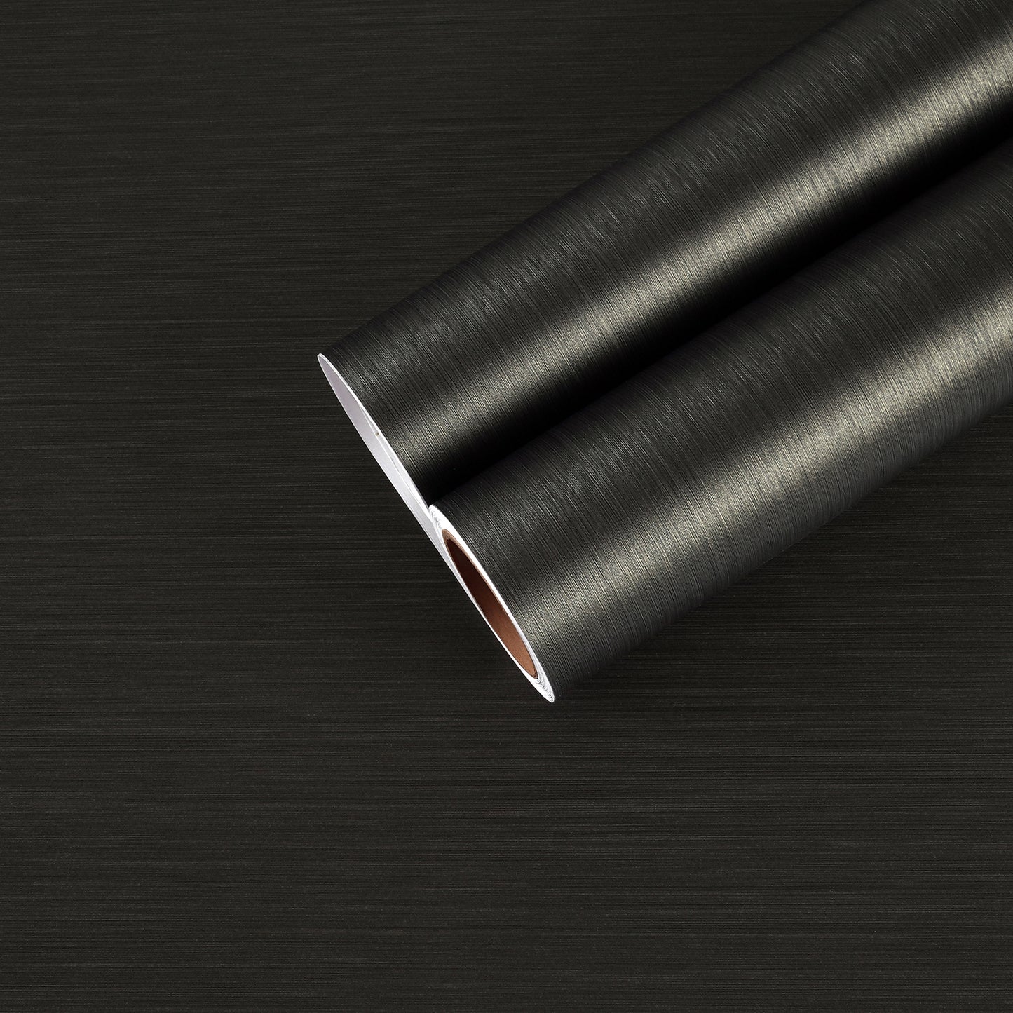 Bronze Black Brushed Stainless Steel Contact Paper