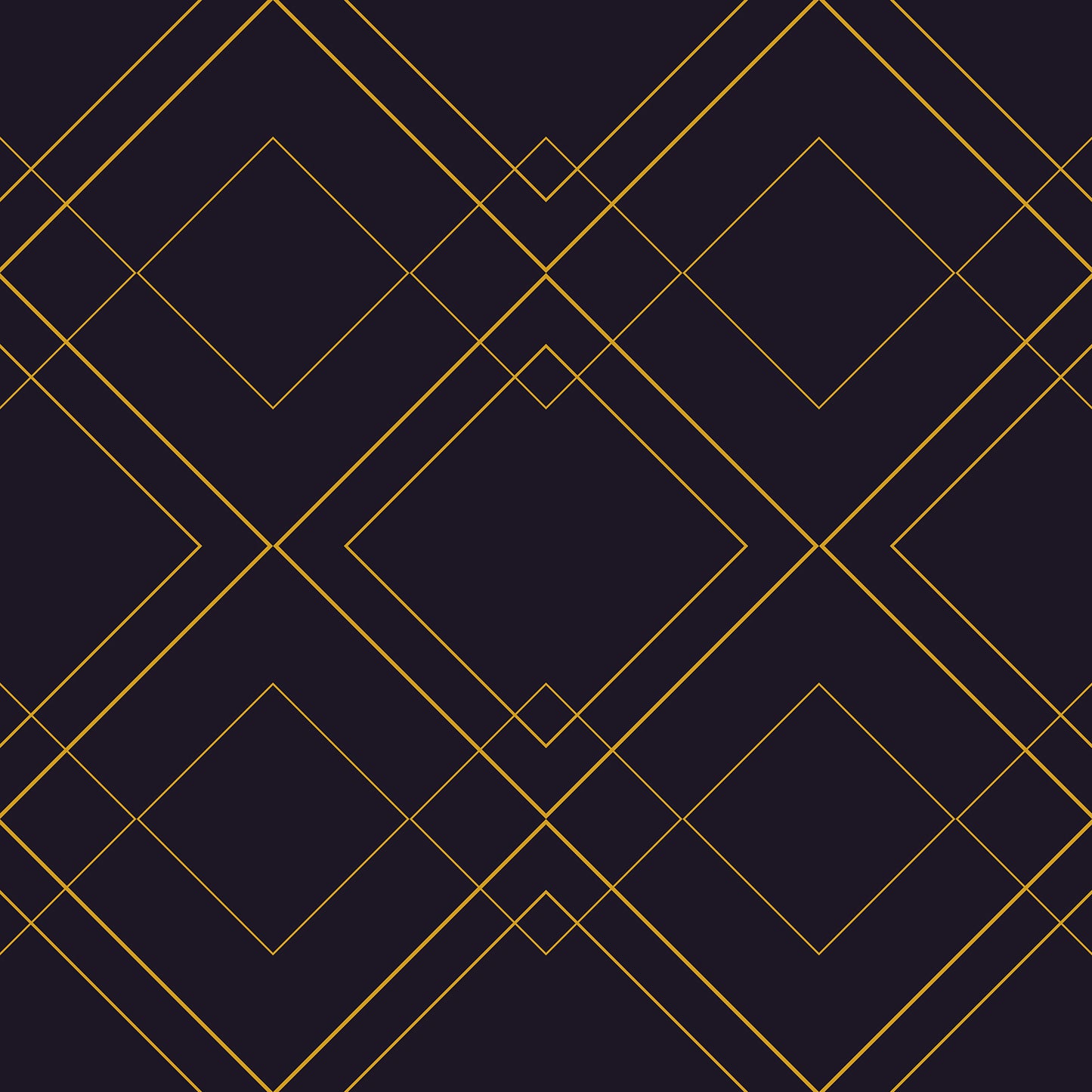 Black and Gold Geometric Wallpaper