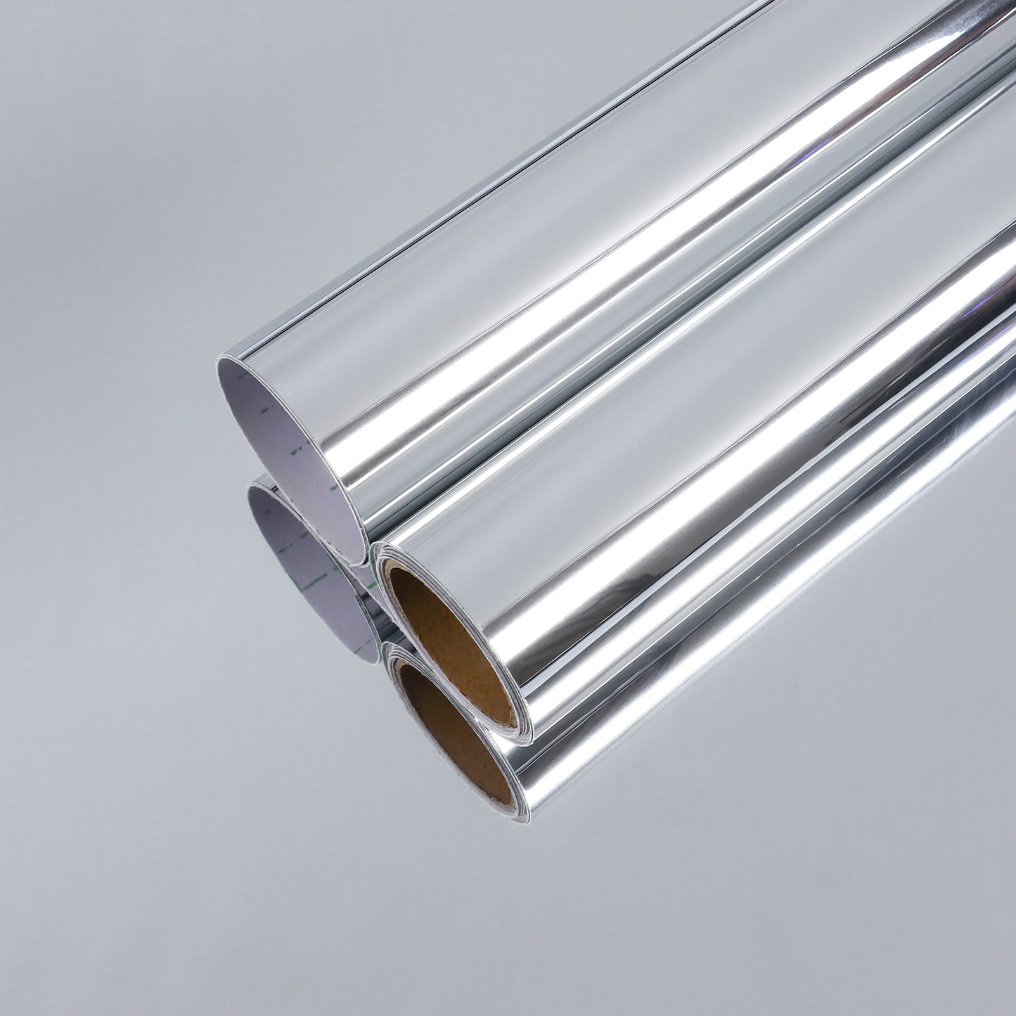 Reflective Silver Peel and Stick Vinyl Mirror Sticker