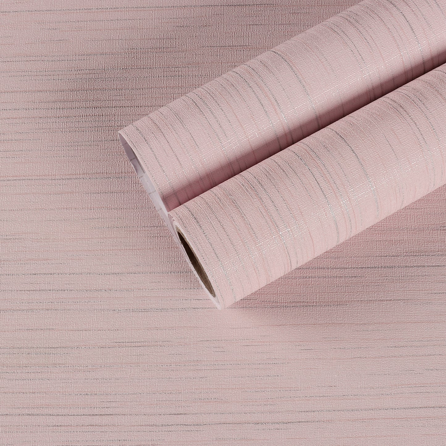 Light Pink Faux Grasscloth Contact Paper