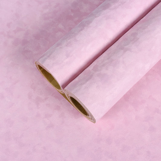 Light Pink Removable Velvet Wallpaper