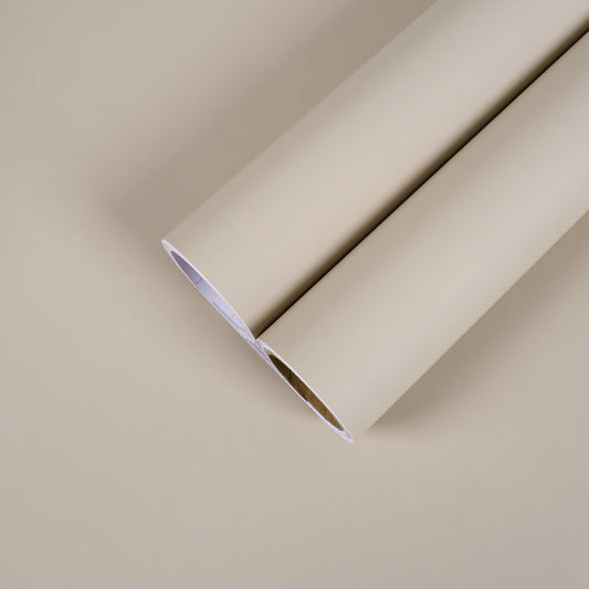 Solid Beige Wallpaper Thick Extra