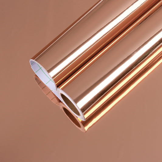 Copper Peel and Stick Vinyl Mirror Sticker