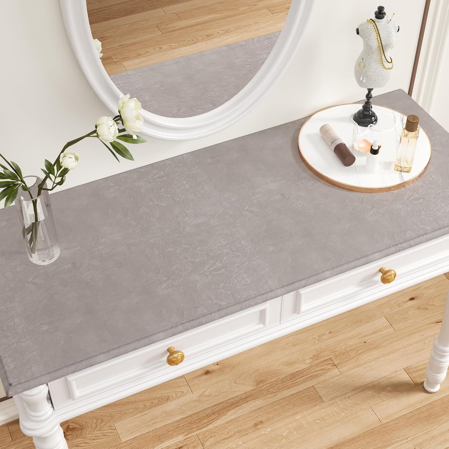 Light Grey Removable Soft Velvet Flocking Liner