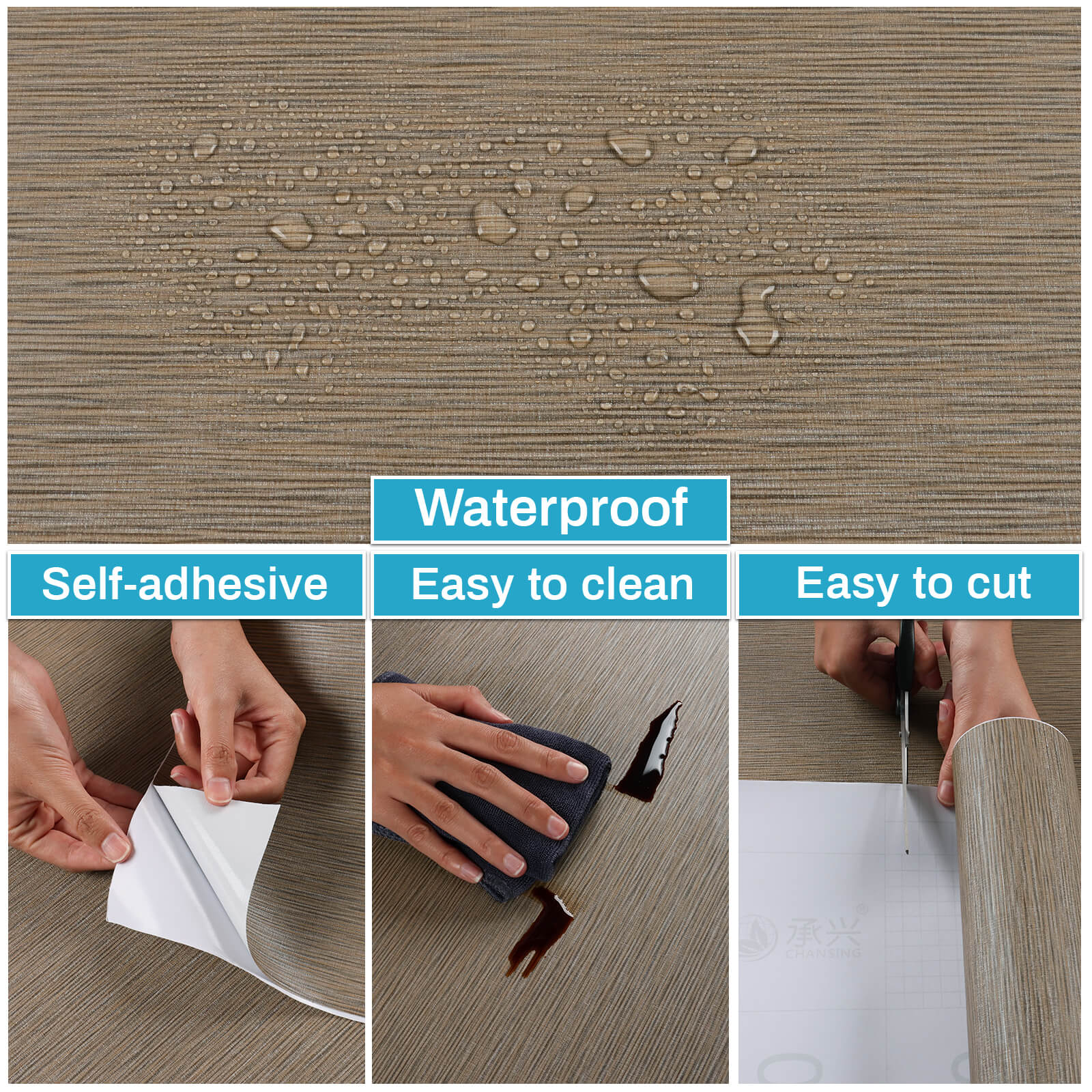 brown-grasscloth-wallpaper-features-easy-to-clean-and-cut