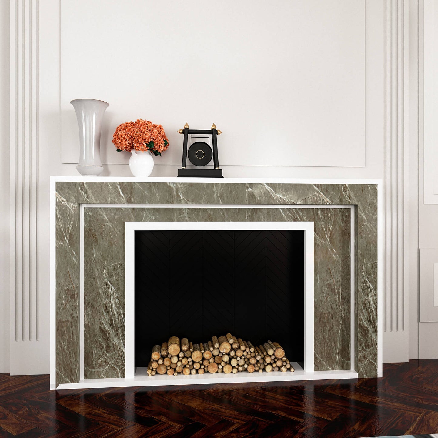 brown-marble-vinyl-paper-stick-on-fireplace-high-temperature-resistant