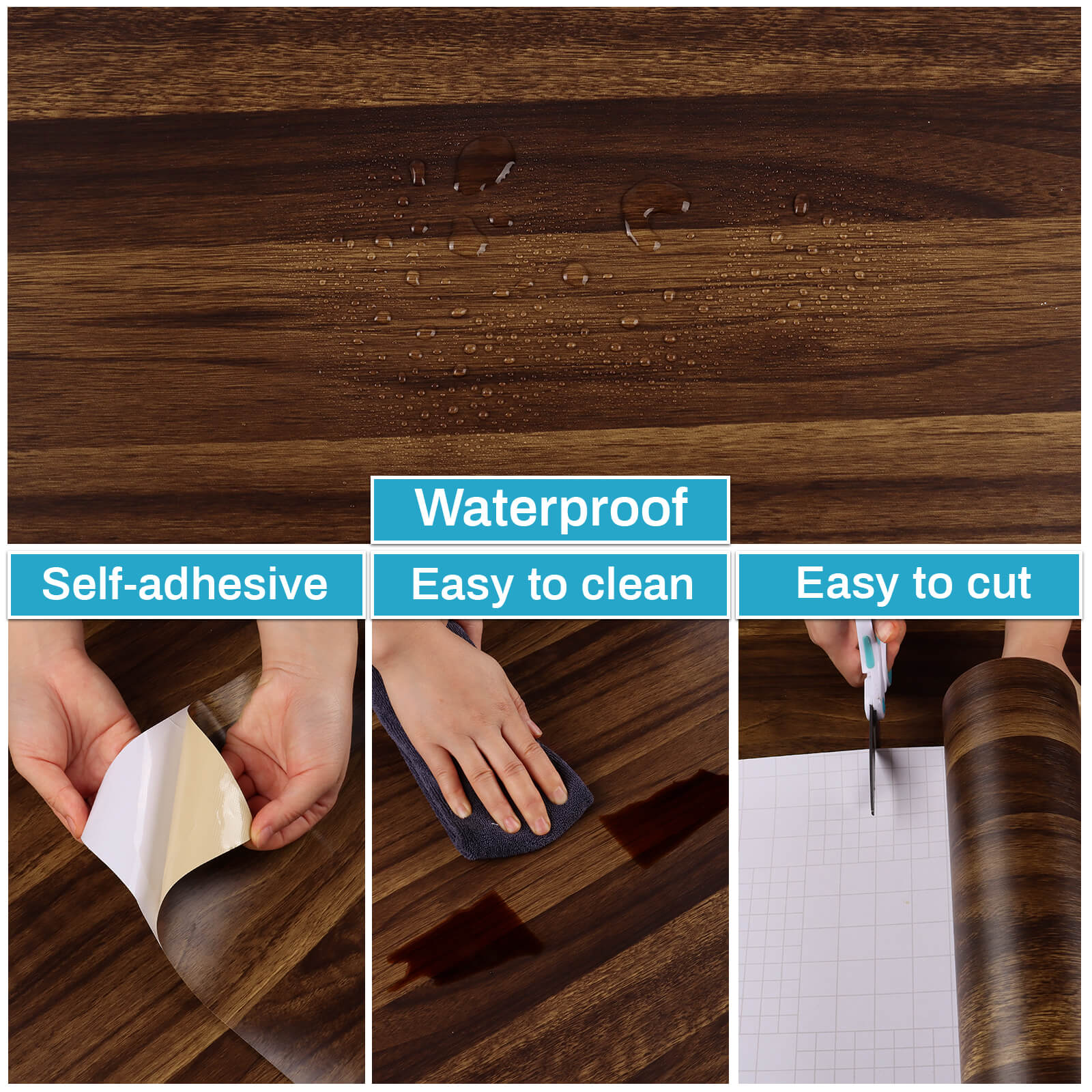    brown-wood-vinyl-paper-features-easy-to-clean-waterproof