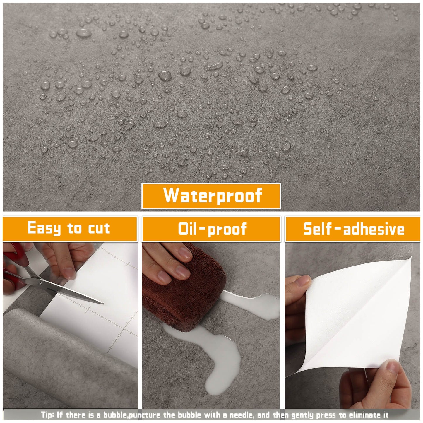 dark-gray-concrete-adhesive-wallpaper-features-easy-to-cut-oil-proof