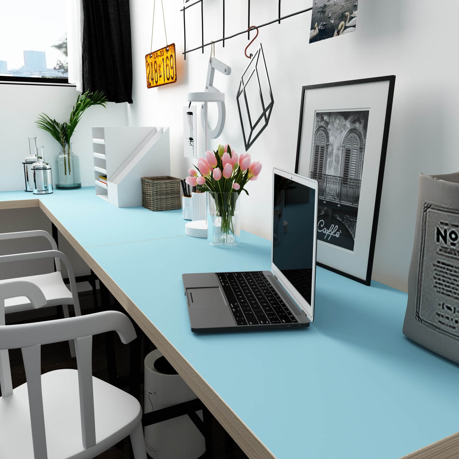 decorative-light-blue-vinyl-sticker-for-desktop