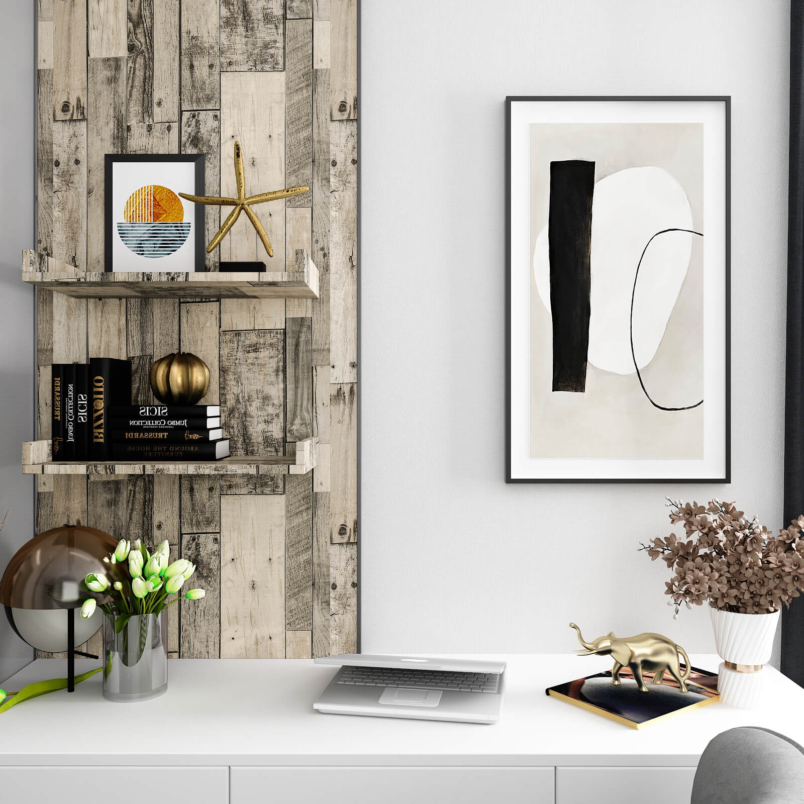 decorative-light-brown-wood-vinyl-paper-for-walls