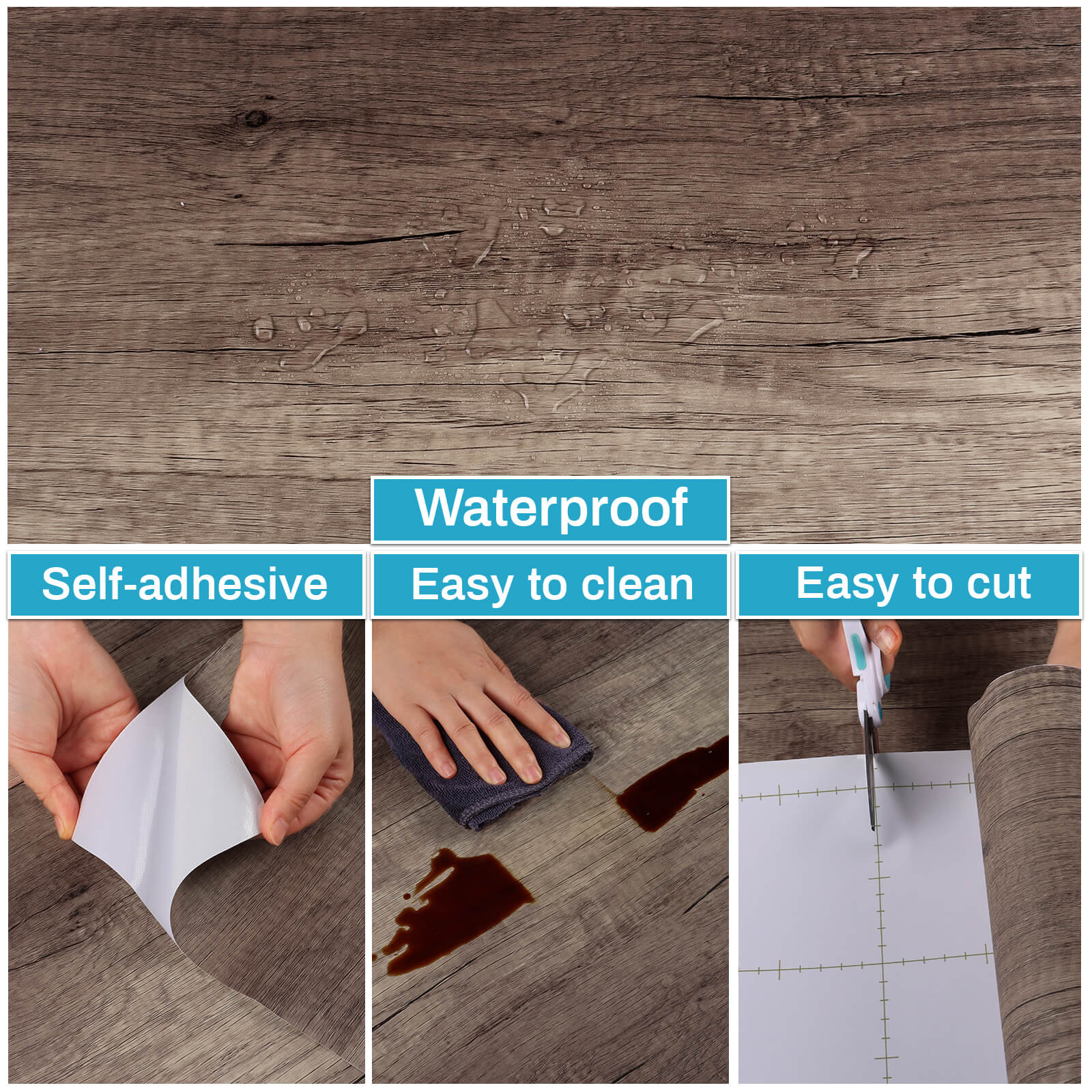     light-brown-wood-vinyl-paper-features-easy-to-clean-waterproof