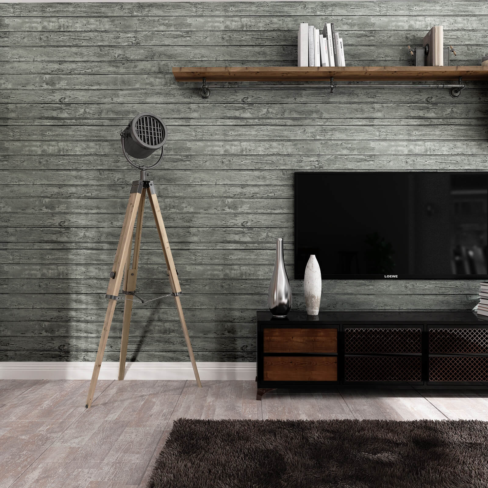 peel-and-stick-distressed-grey-shiplap-wood-wall-covering