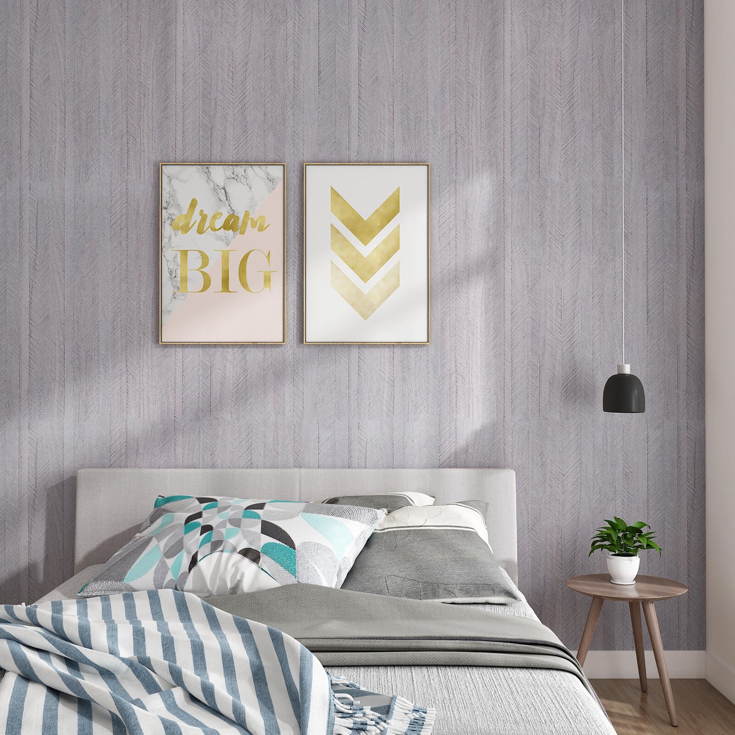 peel-and-stick-grey-wood-accent-wall-covering-in-bedroom