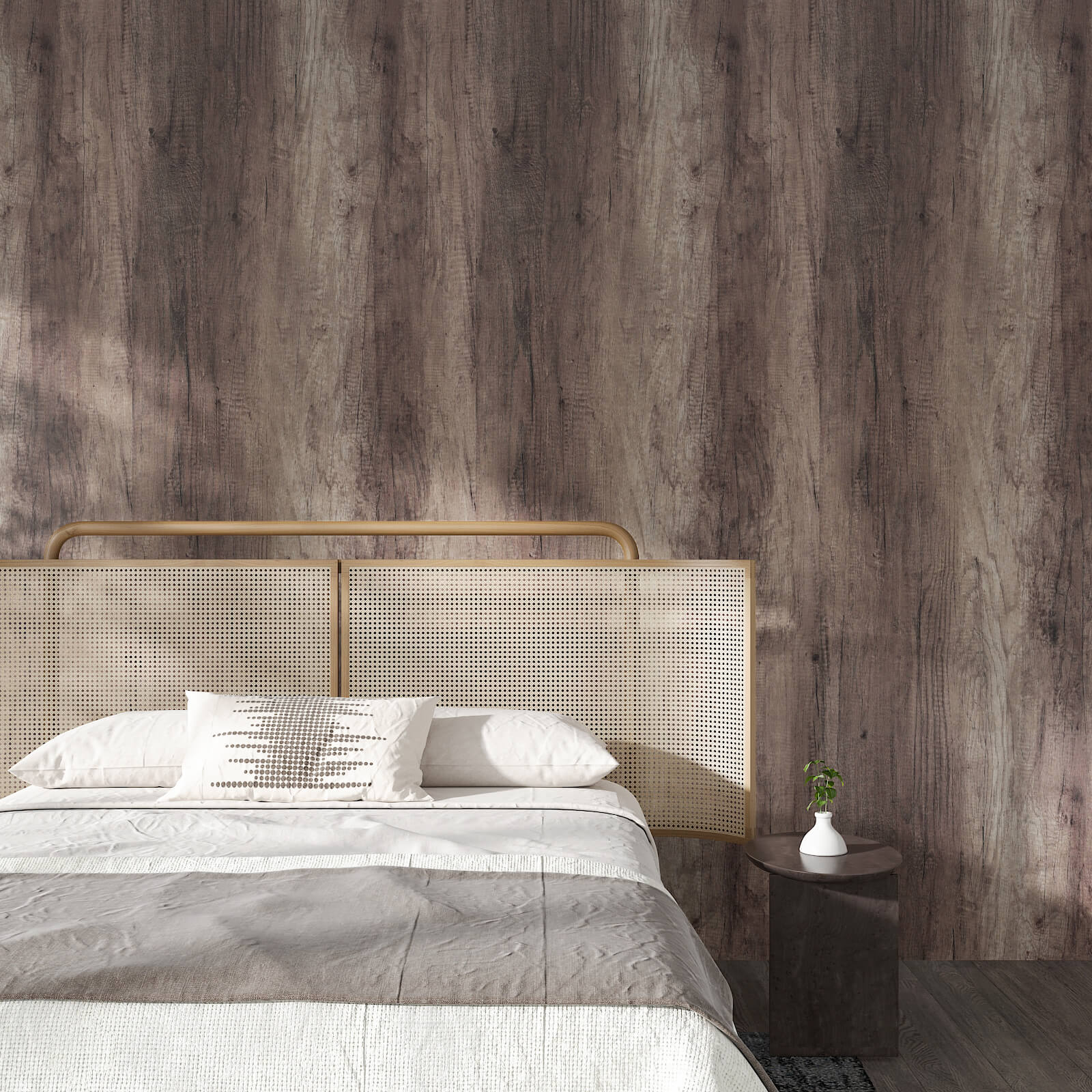     peel-and-stick-light-brown-wood-accent-wall-covering-in-bedroom