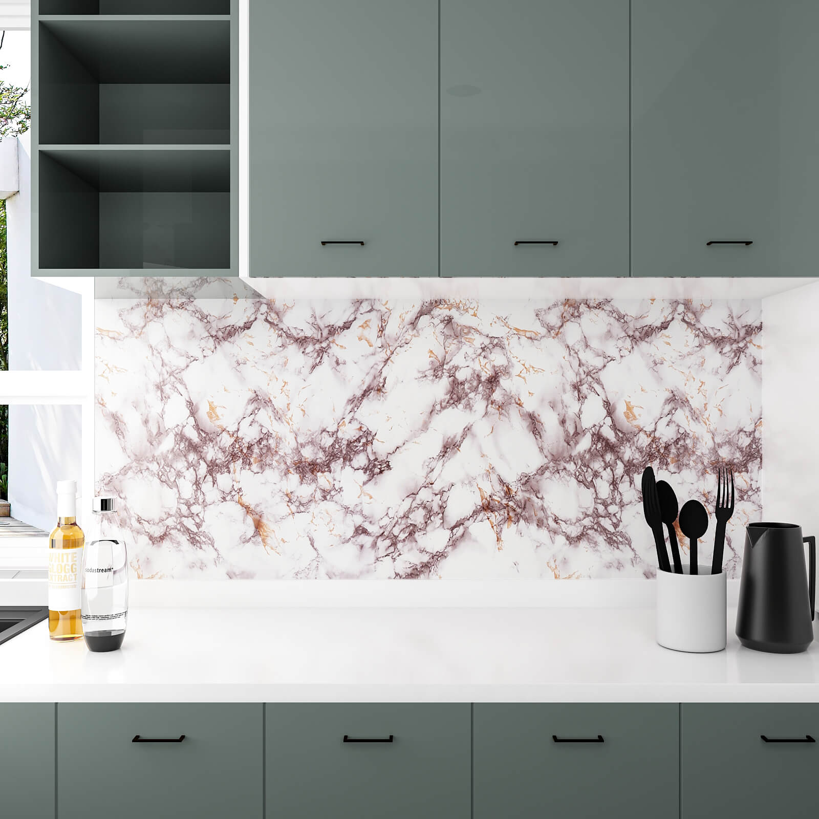 peel-and-stick-white-grey-marble-wallpaper-for-kitchen-backsplash
