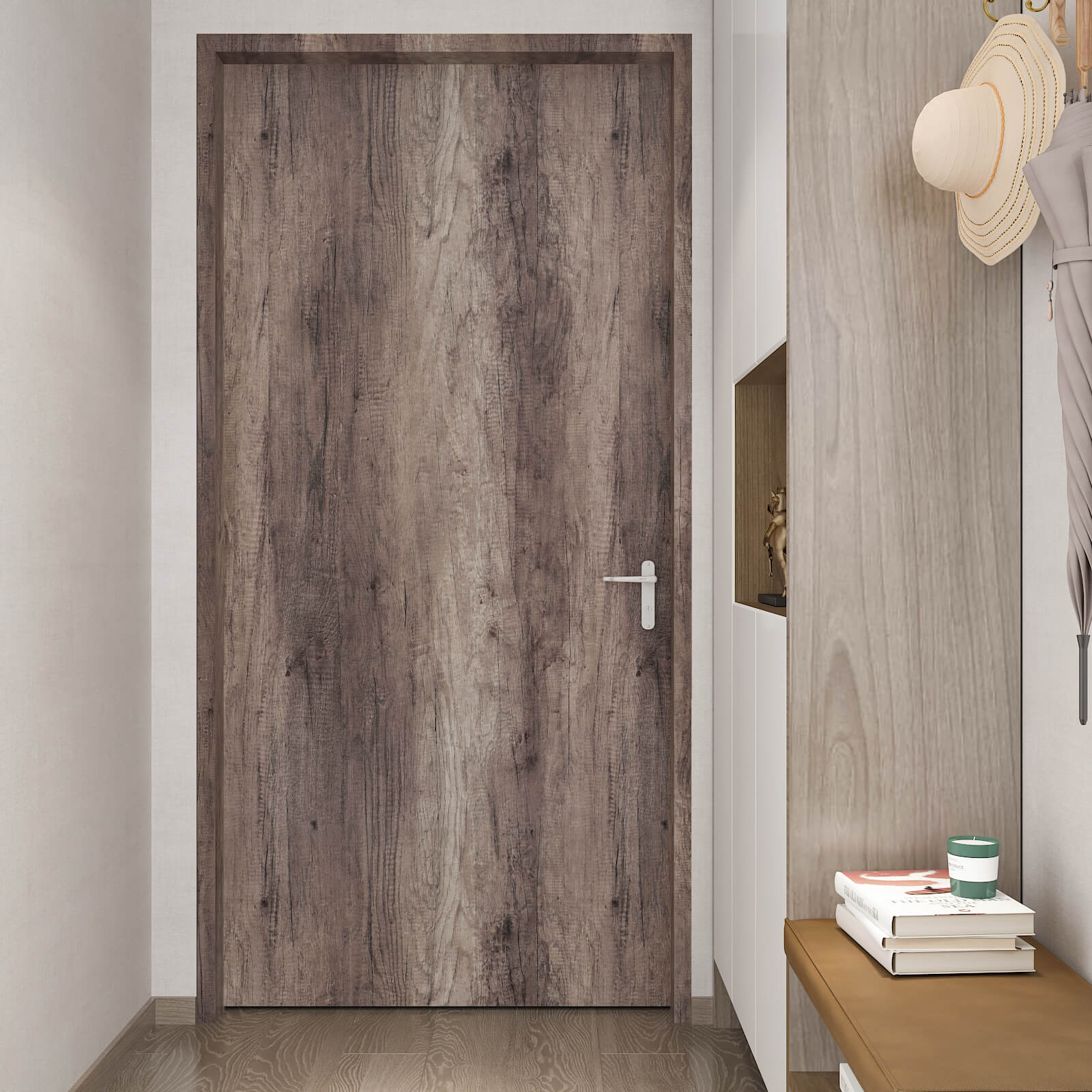     removable-light-brown-wood-grey-vinyl-for-door