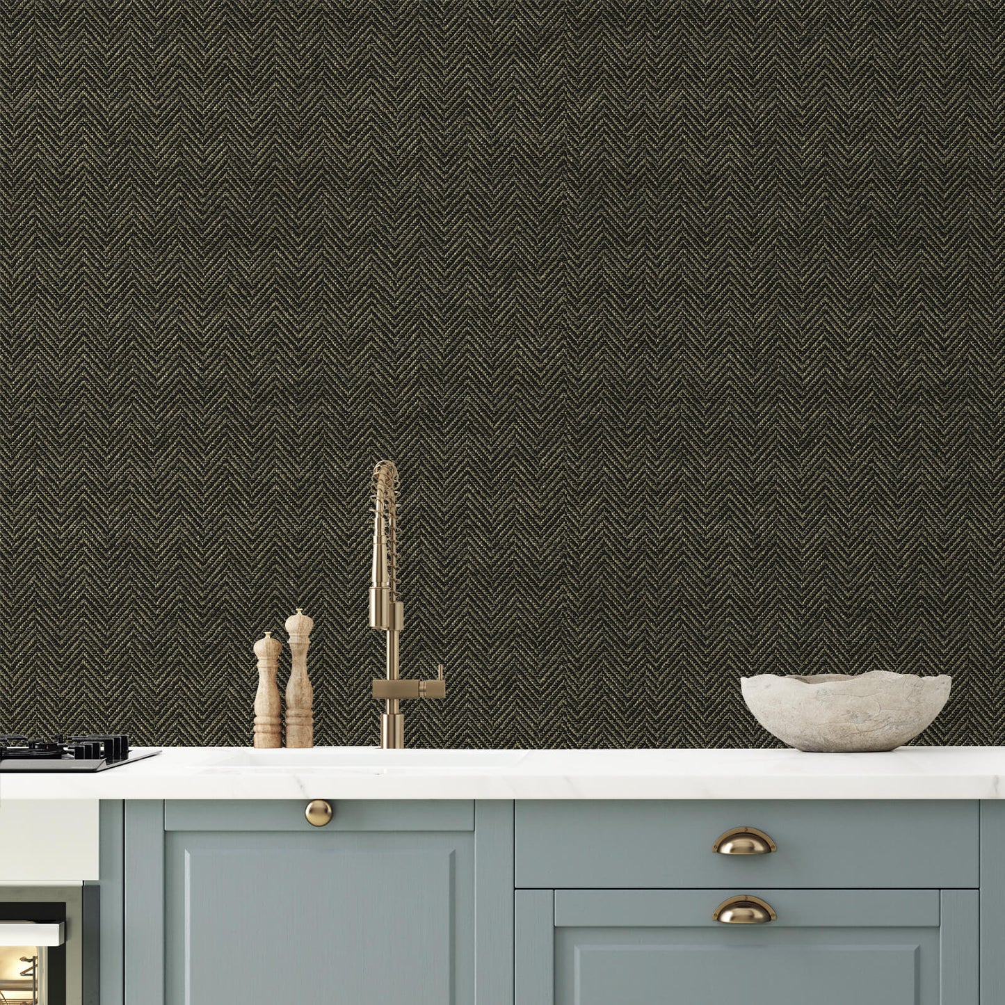self-adhesive-black-grasscloth-wall-covering-for-bathroom-waterproof