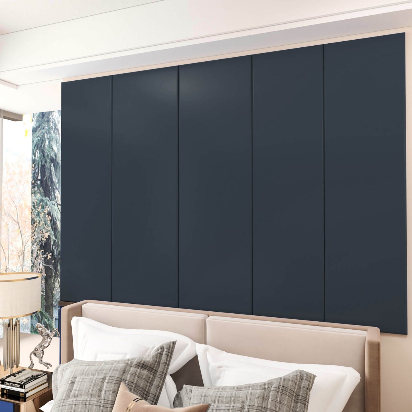 self-adhesive-daek-blue-accent-wall-paper-for-bedroom-large-size
