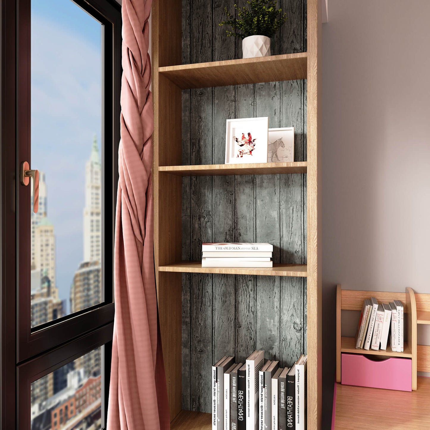 self-adhesive-distressed-grey-wood-contact-paper-for-shelf-liner-easy-to-diy