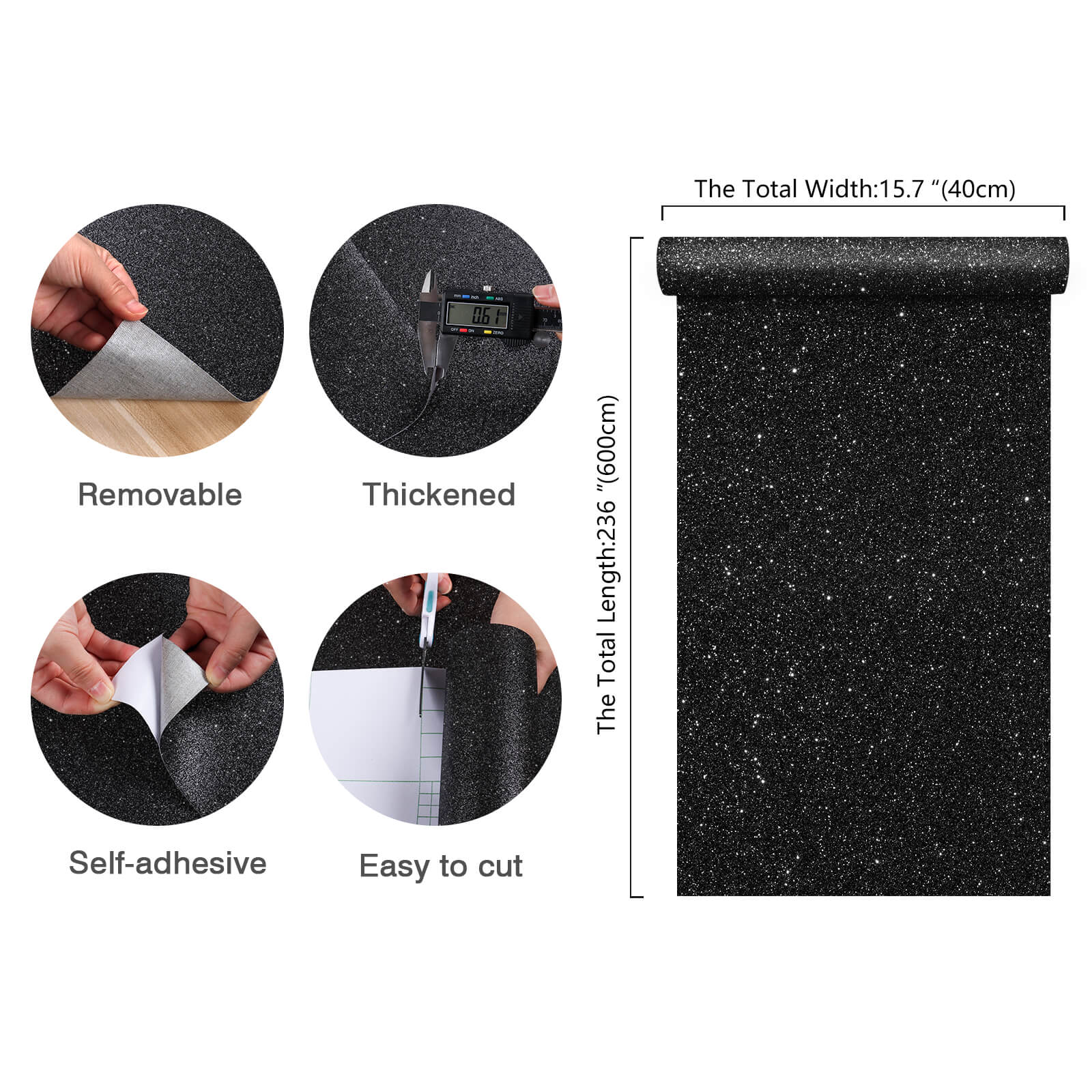     15.7in-wide-236in-long-25.83-sq-ft-black-glitter-vinyl-roll